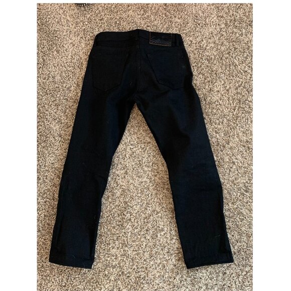 Brave Star Strongman Black on Black Selvage 30X30 NWOT - Picture 2 of 7